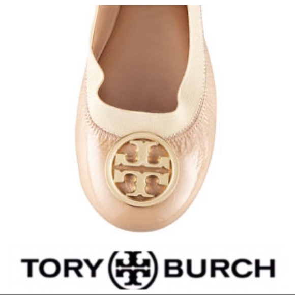 Tory Burch Shoes - C💕SALE💕 Tory Burch Caroline Taupe Ballet Flats